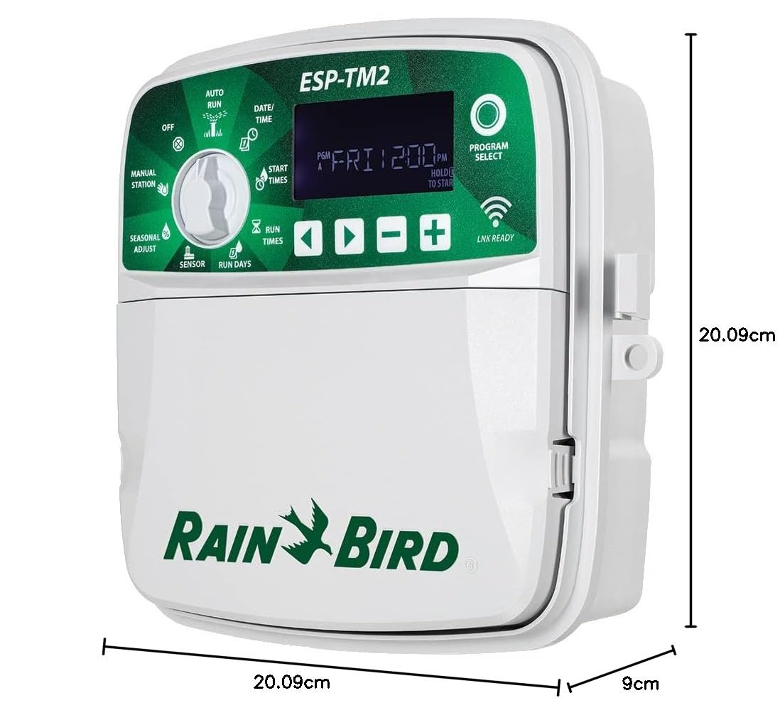 Контролер, таймер Rain Bird ESP-TM2 230V 4 зони для внутрішнього та зовнішнього використання, фото №6