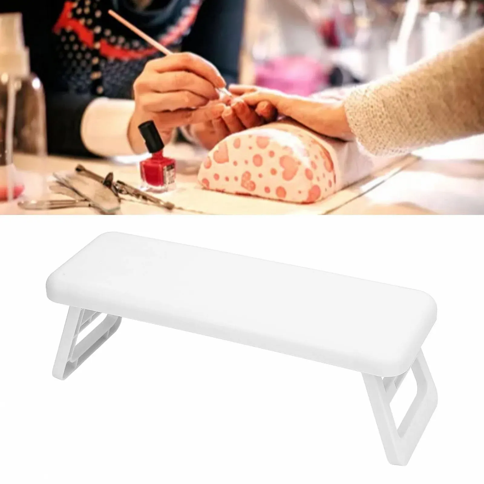 Підставка для рук майстра манікюру, складана підставка для рук для манікюру, професійна, фото №2