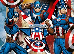 Детский пазл Ravensburger 12001073 The First Avenger 100 элементов XXL Marvel synthetic.ua - Фото 1