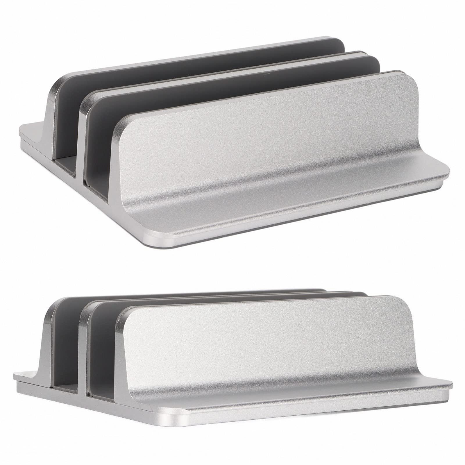 Вертикальна Підставка для ноутбука з 2 слотами Алюмінієвий регульований для дому офісу, фото №5