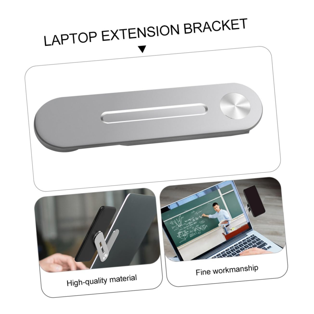 Тримач для телефона Магнітний OUNONA Алюмінієвий Сріблястий, фото №7 Тримач для телефона Магнітний OUNONA Алюмінієвий Сріблястий, фото №7