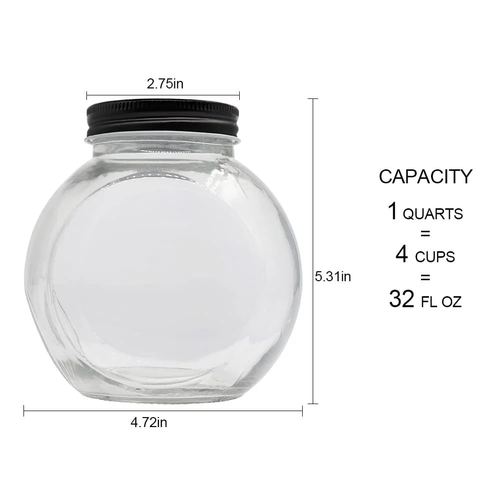 Скарбничка прозора Скляна 13.5x12 см для Euro монет, фото №2