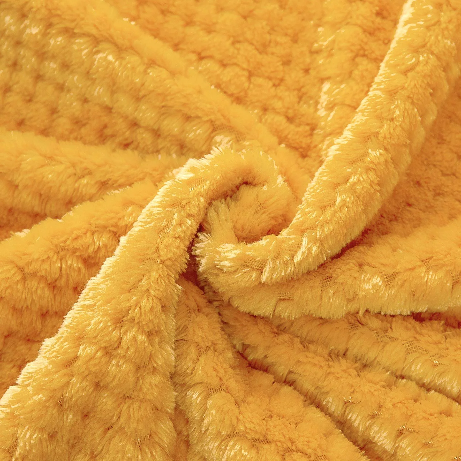 Покривало MIULEE Гранули Флісова Пухнаста Однотонна, фото №7