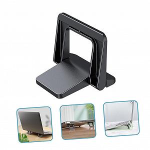 Подставка для ноутбука складная SEWACC PC материал, эргономичный угол обзора, вентилируемая подставка для лучшего охлаждения, стабильная подставка для ноутбука, компактная и портативная synthetic.ua - Фото 1