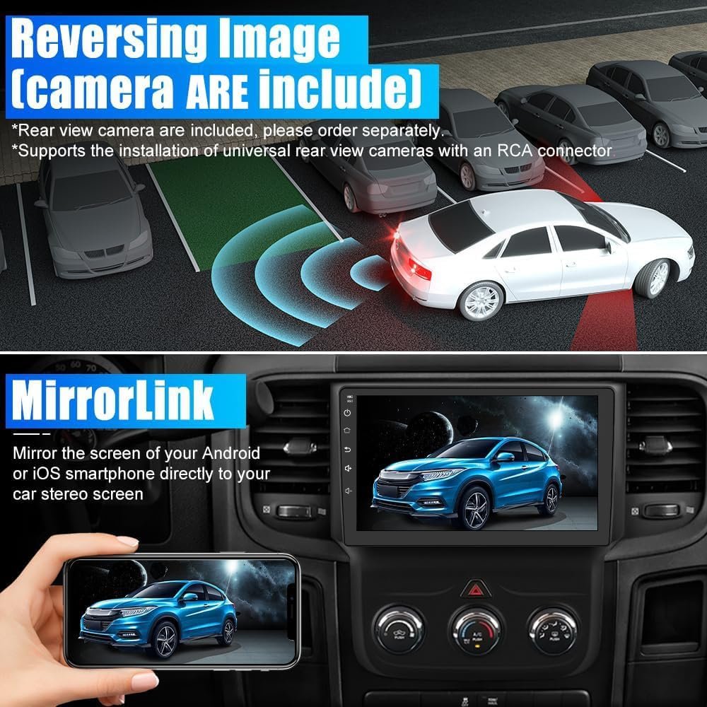 Штатная автомагнитола YUNTX для Toyota RAV4 (2001-2006) / 9" / Сенсорная / 2/32Гб / Android 12 / Apple CarPlay / Android Auto / Bluetooth / WI-FI / USB / DAB, фото №6
