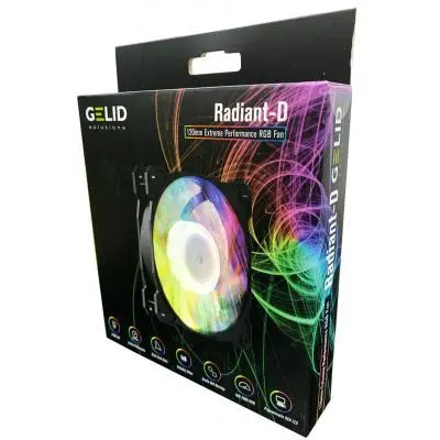 Кулер для корпуса GELID Solutions Radiant-D Digital-RGB LED 120mm (FN-Radiant-D-20), фото №6