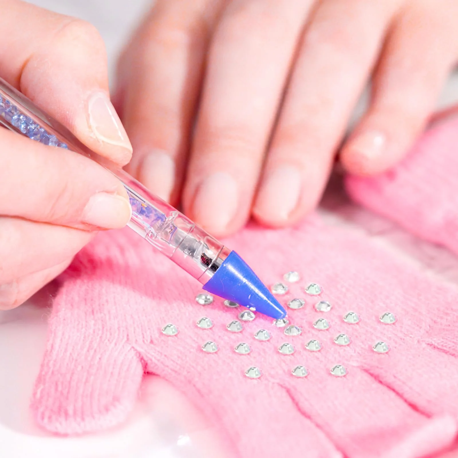 Стрази Термоклейкі Круглі AA 2.8 мм (SS10) Білі, Набір 2880 шт., фото №7