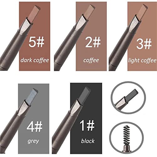 Олівець для брів Double Head Rotating Tattoo Artist Natural Durable Waterproof Portable Eyebrow Brush, фото №2