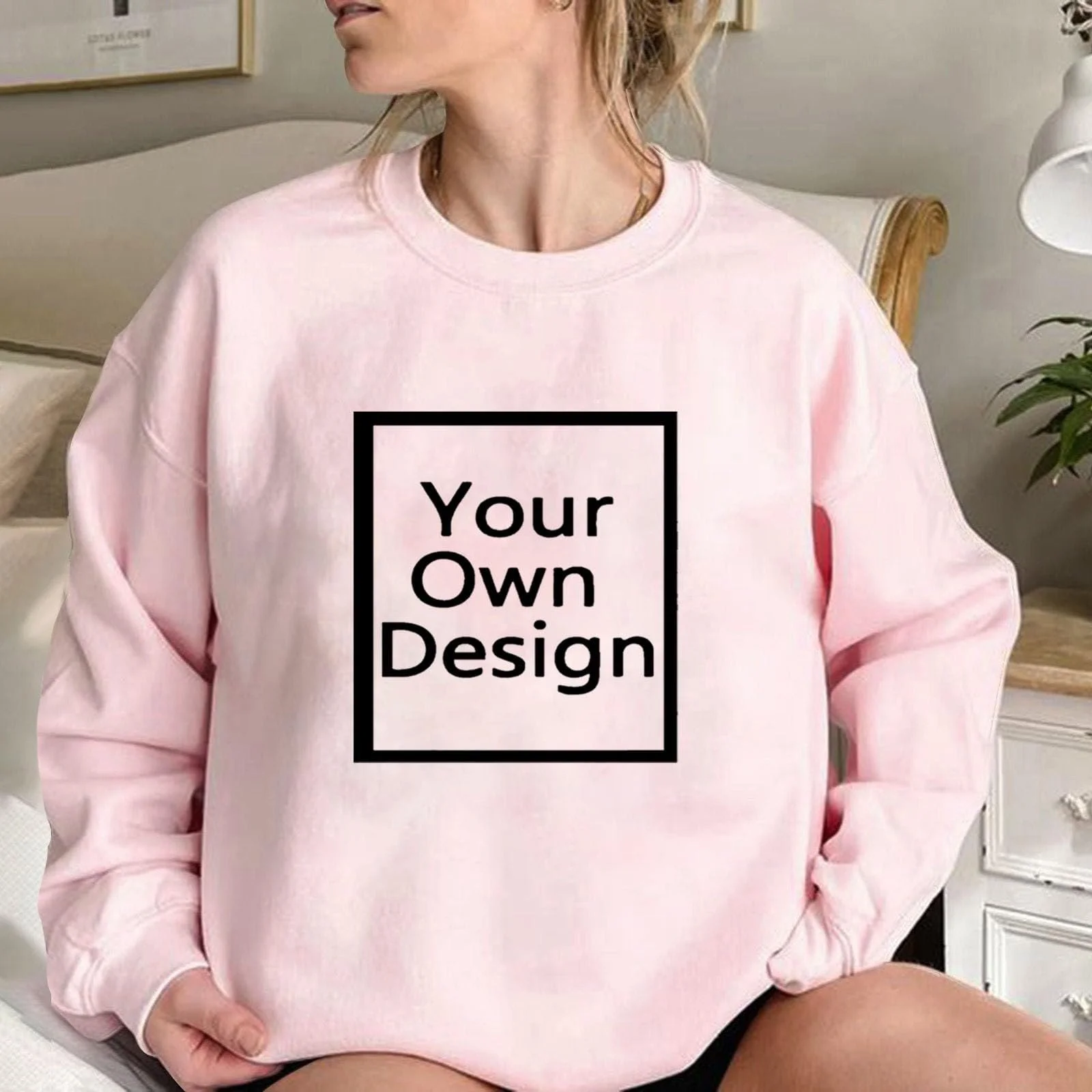 Женский свитшот tsaChick Рождественский принт DIY, фото №5 Женский свитшот tsaChick Рождественский принт DIY, фото №5