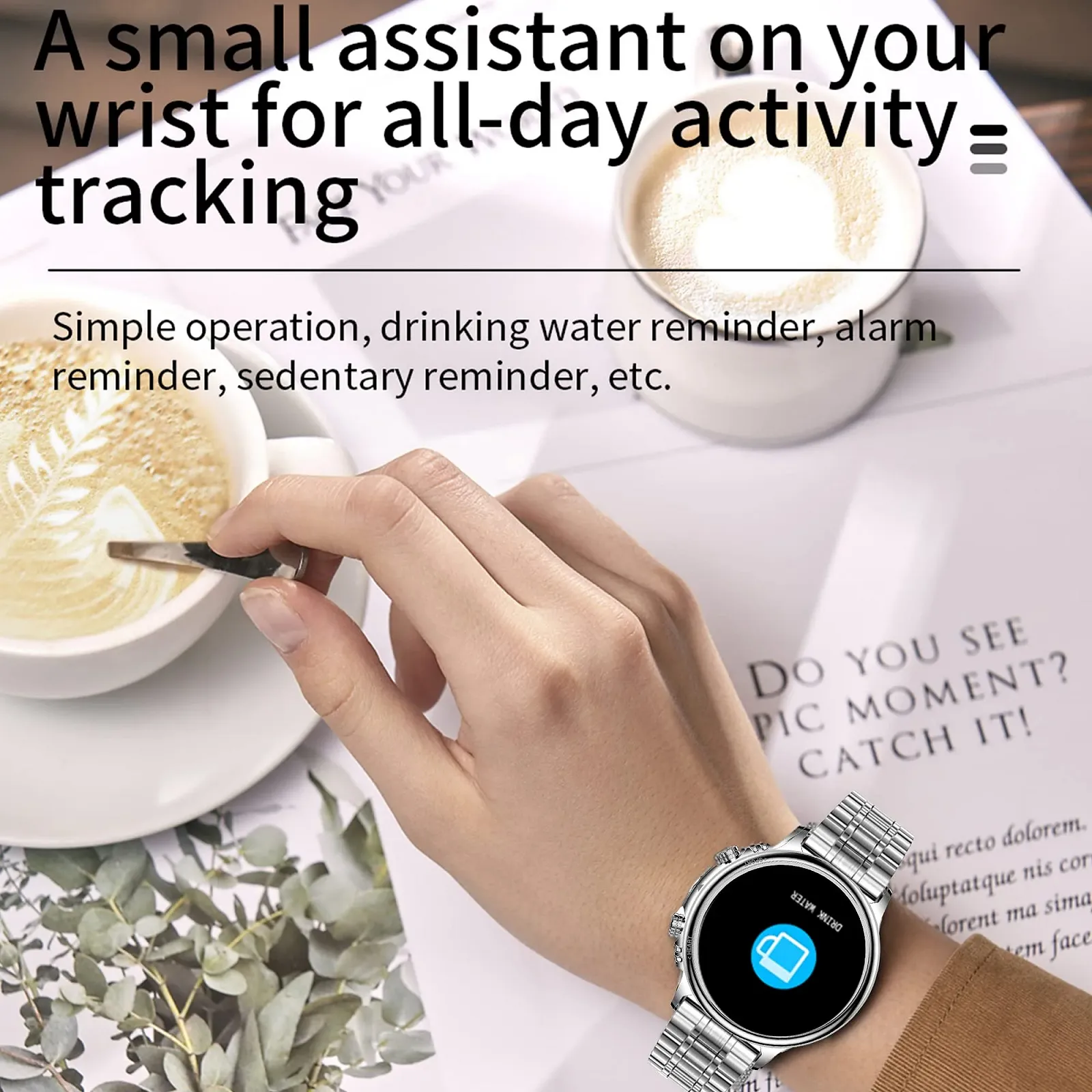 Смарт-часы Смарт-часы для женщин и мужчин с функцией телефона 1.32-дюймовый сенсорный экран Фитнес-трекер, IP68 Водонепроницаемые фитнес-часы Трекер активности Фитнес-часы для Android iOS Серебристый стальной, фото №5 Смарт-часы Смарт-часы для женщин и мужчин с функцией телефона 1.32-дюймовый сенсорный экран Фитнес-трекер, IP68 Водонепроницаемые фитнес-часы Трекер активности Фитнес-часы для Android iOS Серебристый стальной, фото №5