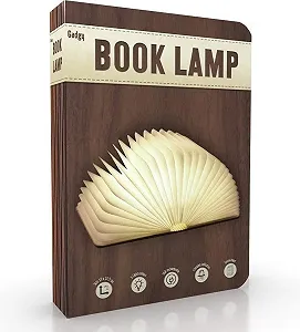 Настільна лампа Gadgy Book lamp велика магнітна Tyvek 3 кольори 360 градусів - Фото 1