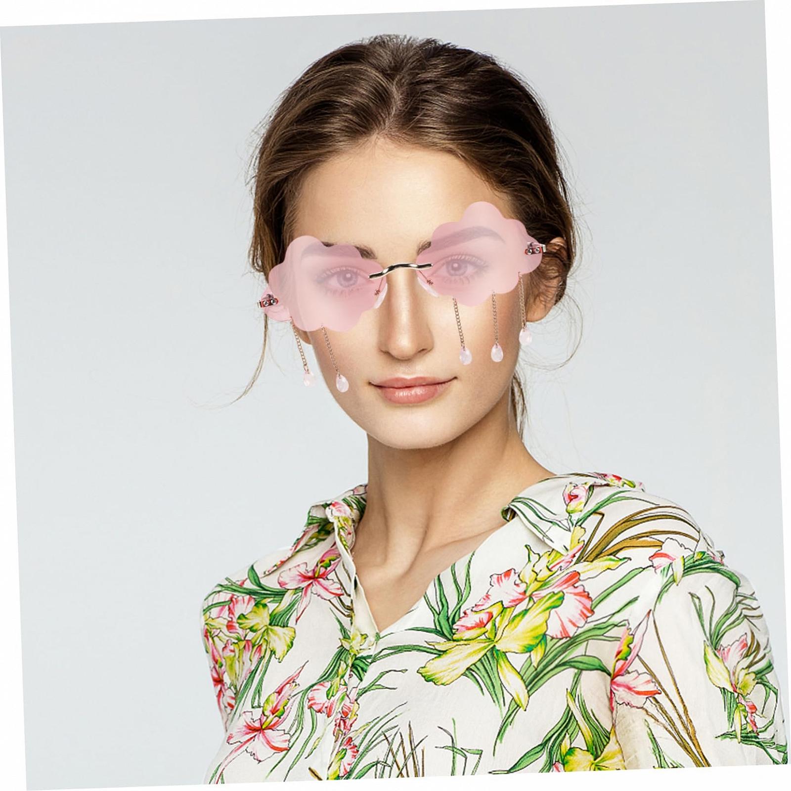 Набір сонцезахисних окулярів PACKOVE, 5 шт, рейв, модні, літні, фото №7