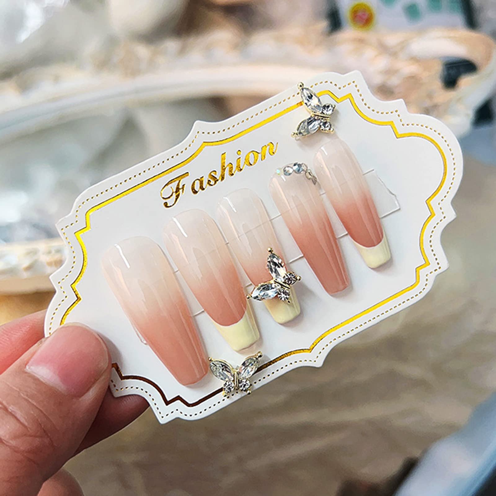 3D Стразы для ногтей Метелики, 10 шт., фото №4