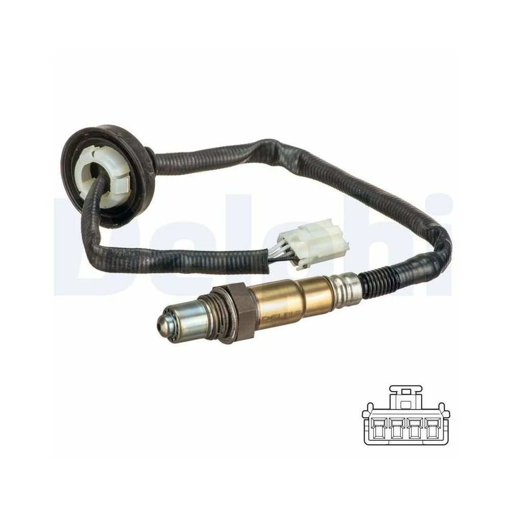 Лямбда-зонд DELPHI ES20644-12B1 после катализатора для MITSUBISHI SMART, фото №1