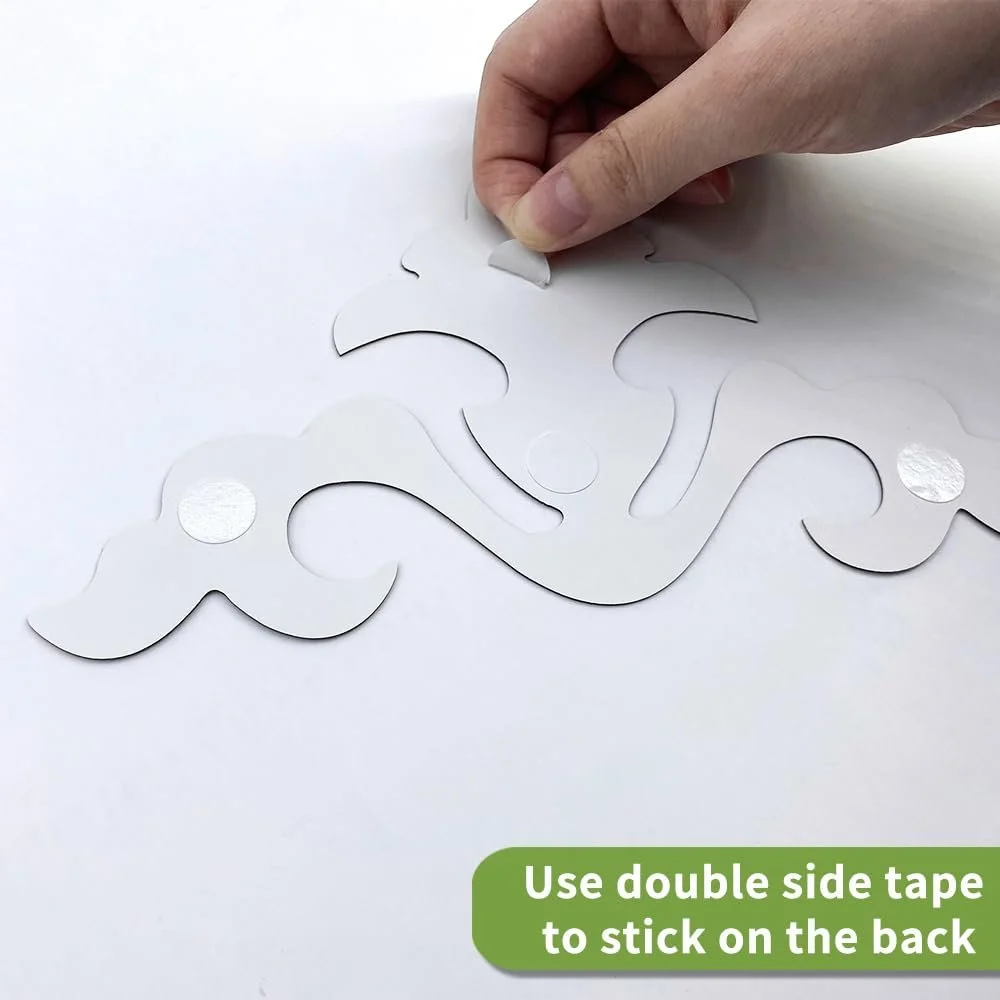 Наклейка на стіну Neukids Mirror Stickers Golden Hollow Flower Акрилова Золота 16 шт., фото №4