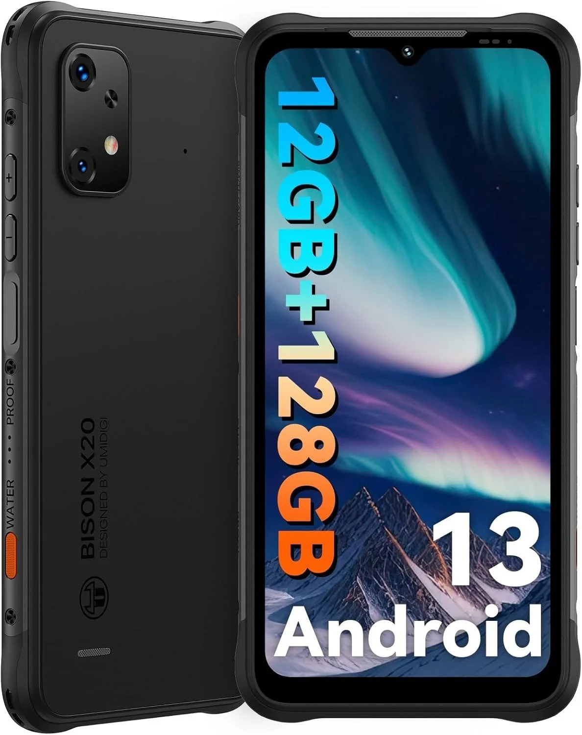 Сматфон 6.53'' UMIDIGI X20 6+6/128Gb 4G 2-SIM NFC 8 ядер 20/8Мп Android 13 Чорний, фото №1