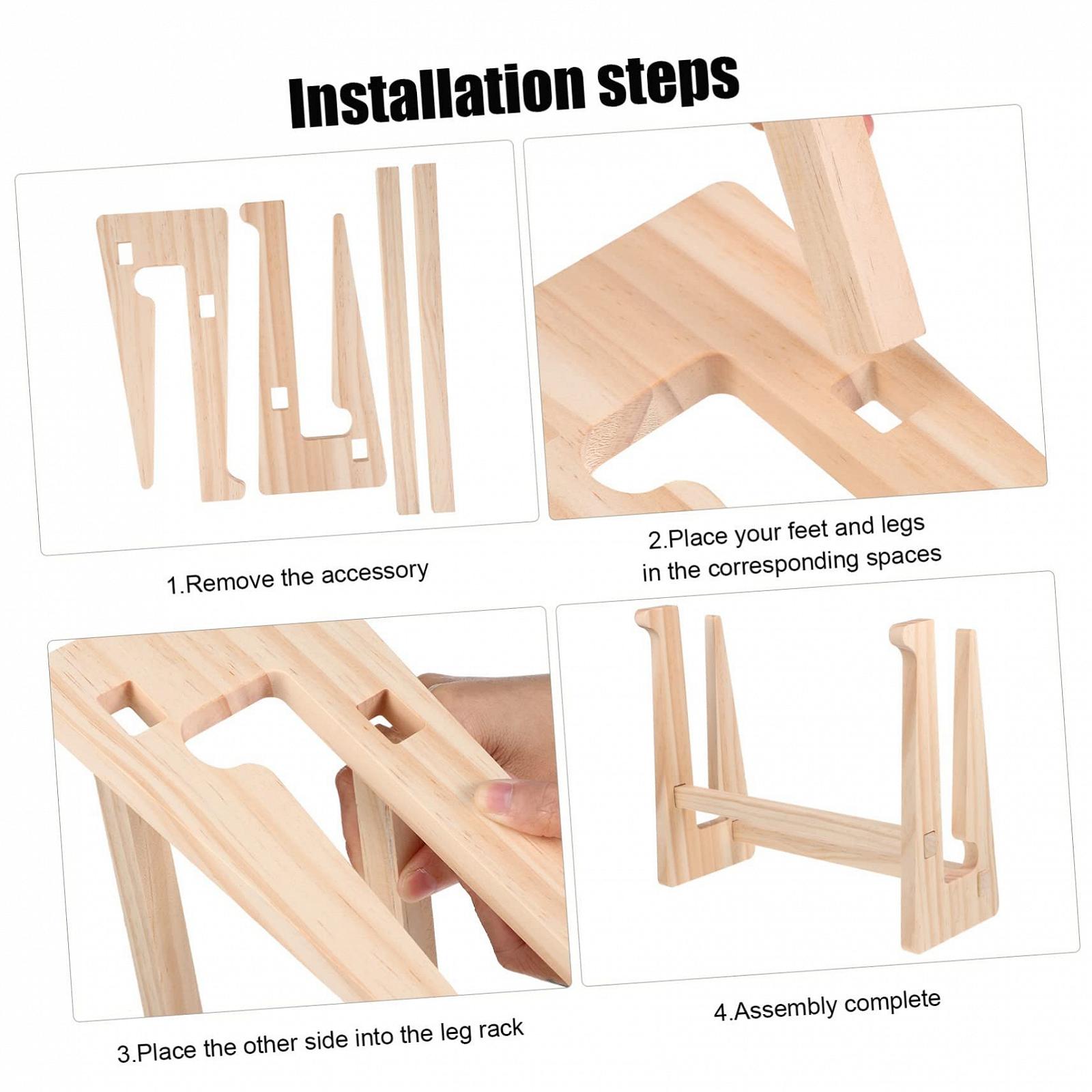 Деревянная Подставка для Ноутбука Регулируемая Подставка для Стола Кровати с Полкой для Хранения с Рассеиванием Тепла Легкая Сборка Универсальное Использование, фото №6