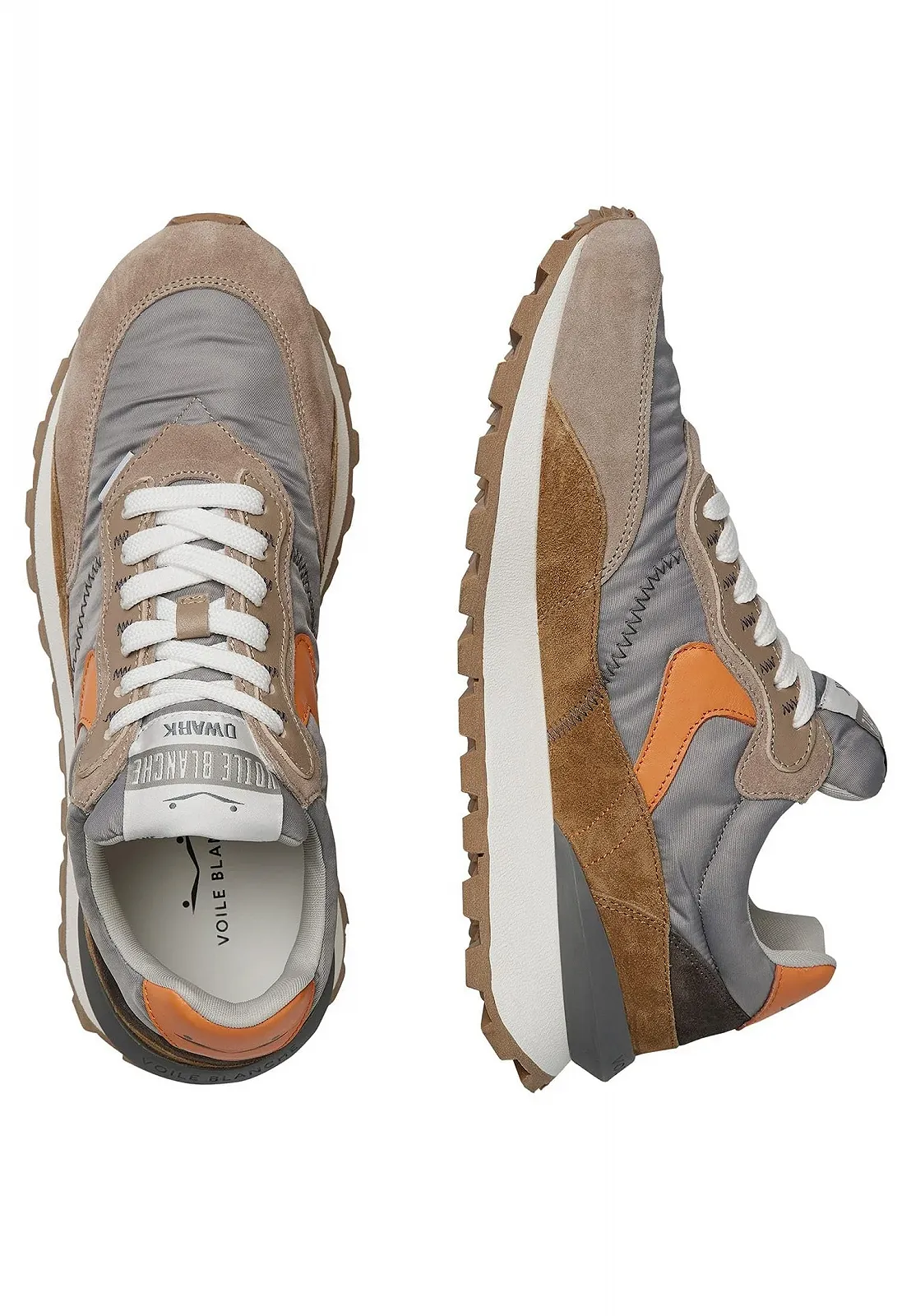 Кросівки Voile Blanche QWARK Hype Man з технічної тканини та замші Антрацит, фото №3