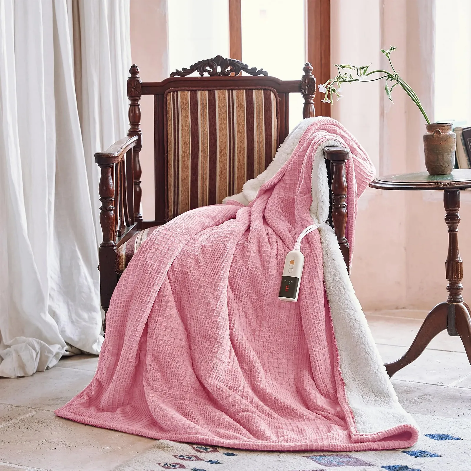 Электрическое одеяло Texciting 130 x 160 см Розовый, фото №3 Электрическое одеяло Texciting 130 x 160 см Розовый, фото №3