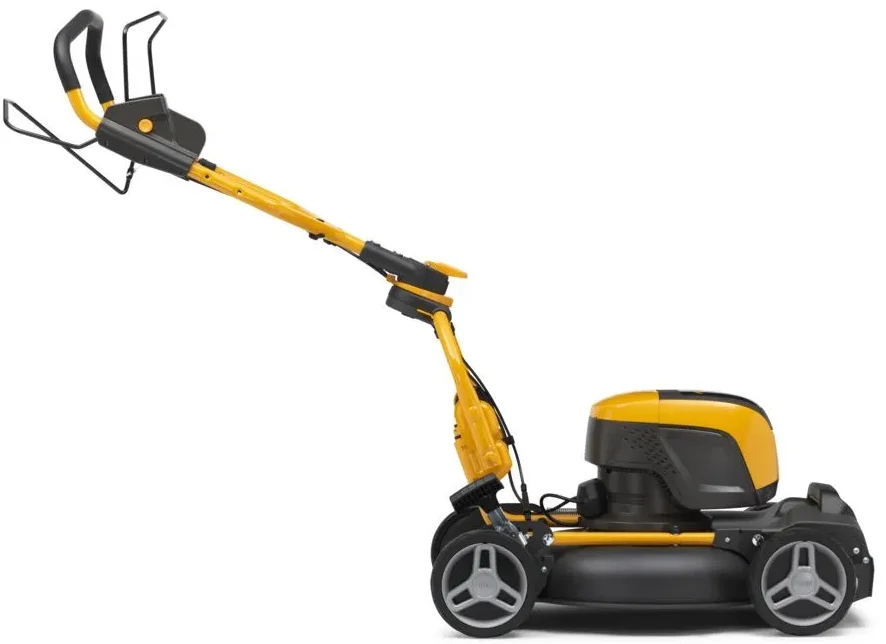 Акумуляторна газонокосарка Stiga Multiclip 547e Kit / 1300W / 48V 4Ah / до 500 м² / 45 см ширина скошування / Жовтий-чорний, фото №4
