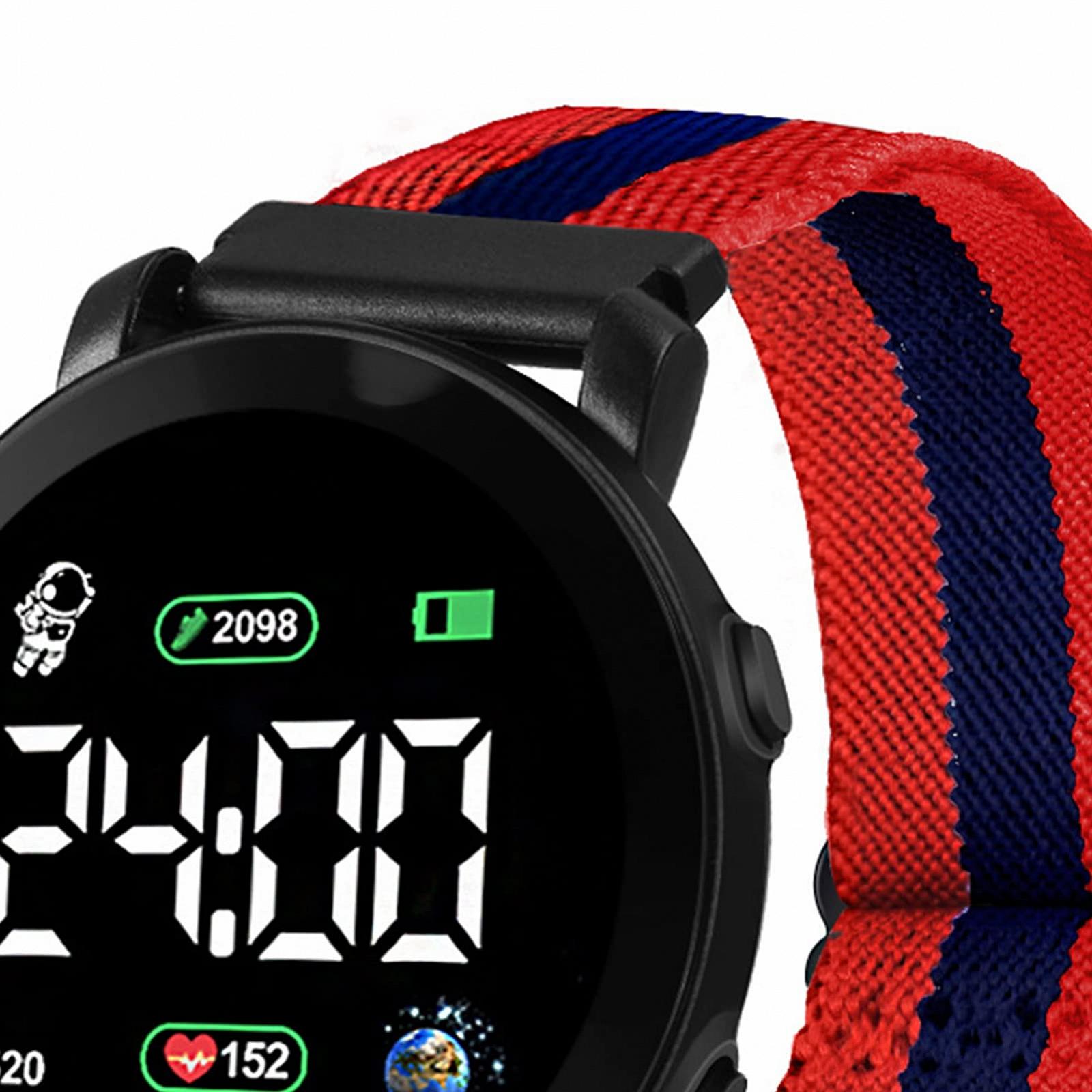 Годинник ohfruit з еластичним ремінцем багатофункціональний зі світловим циферблатом сучасний, фото №7 Годинник ohfruit з еластичним ремінцем багатофункціональний зі світловим циферблатом сучасний, фото №7