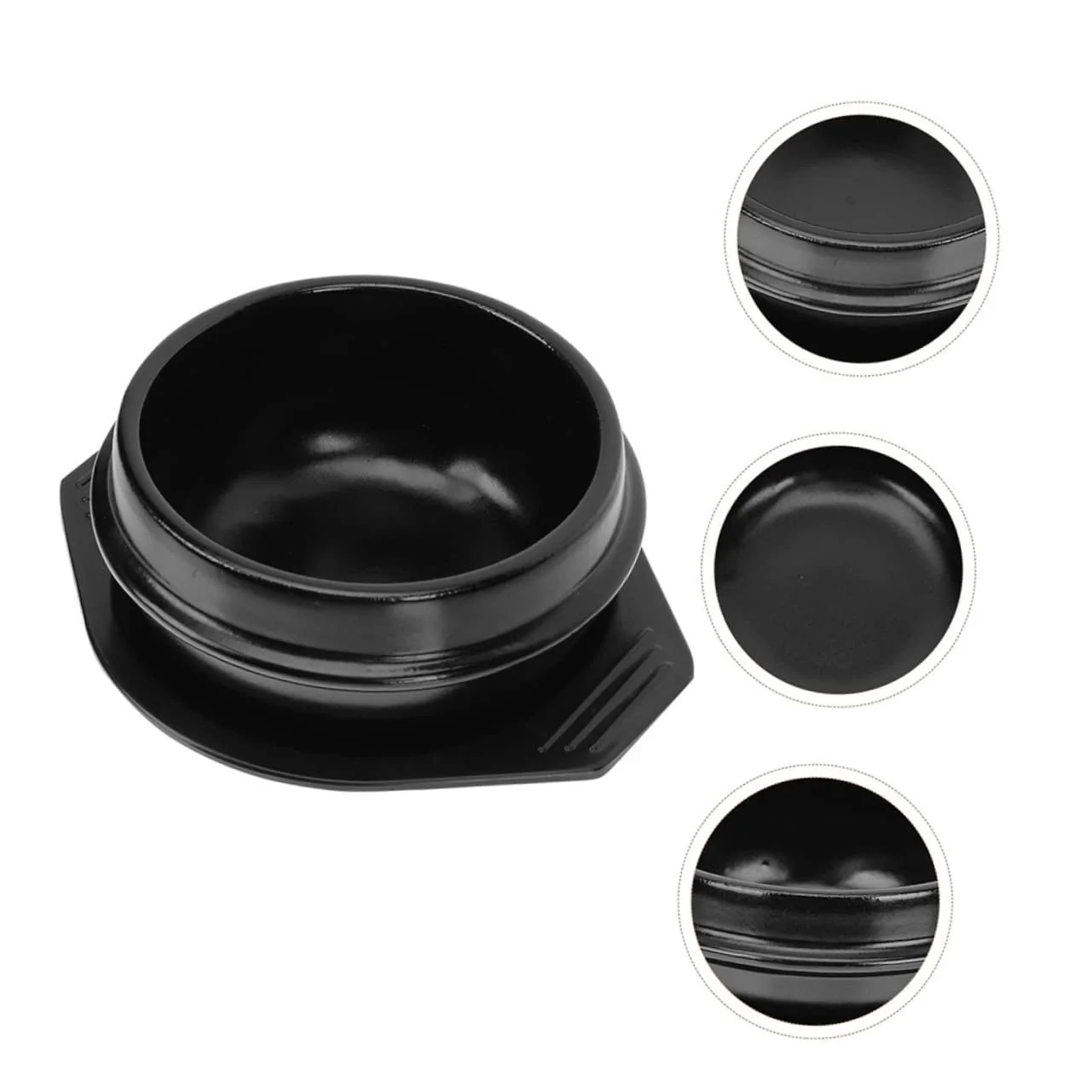 Горщик для запікання Керамічний з підставкою у корейському стилі Жаростійкий, фото №4