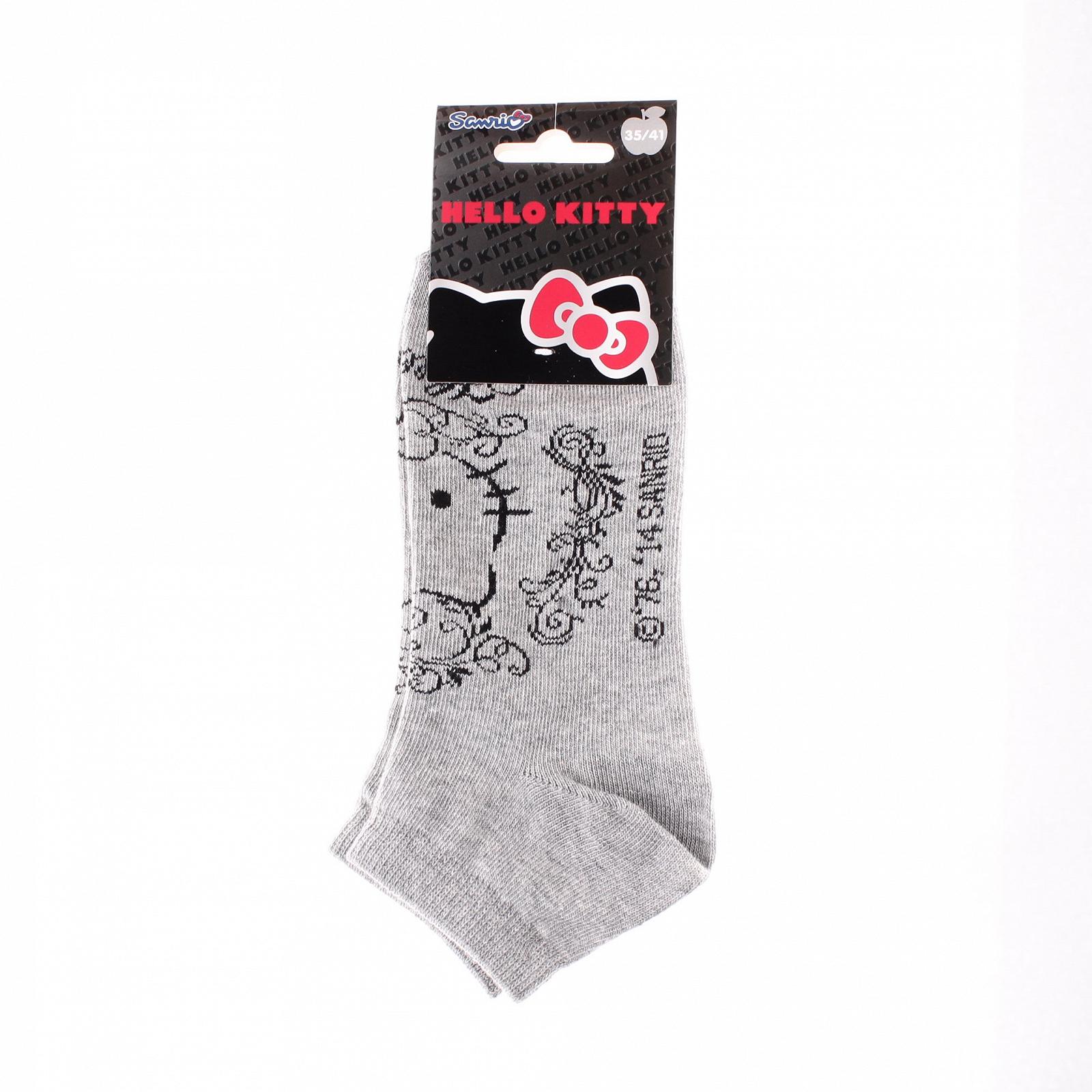 Шкарпетки HELLO KITTY TETE HK + ARABESQUE Сірий 35 - 41, фото №2