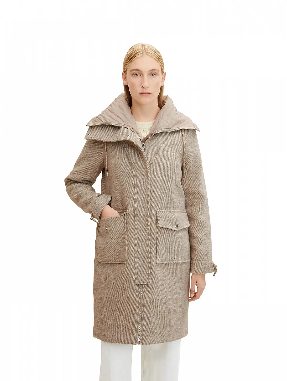 Пальто TOM TAILOR Зі Стійкою Коміром Жіноче, фото №1