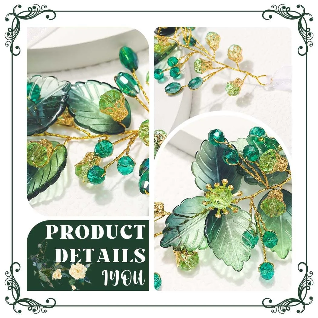 Вінок для волосся кришталевий IYOU, фото №2