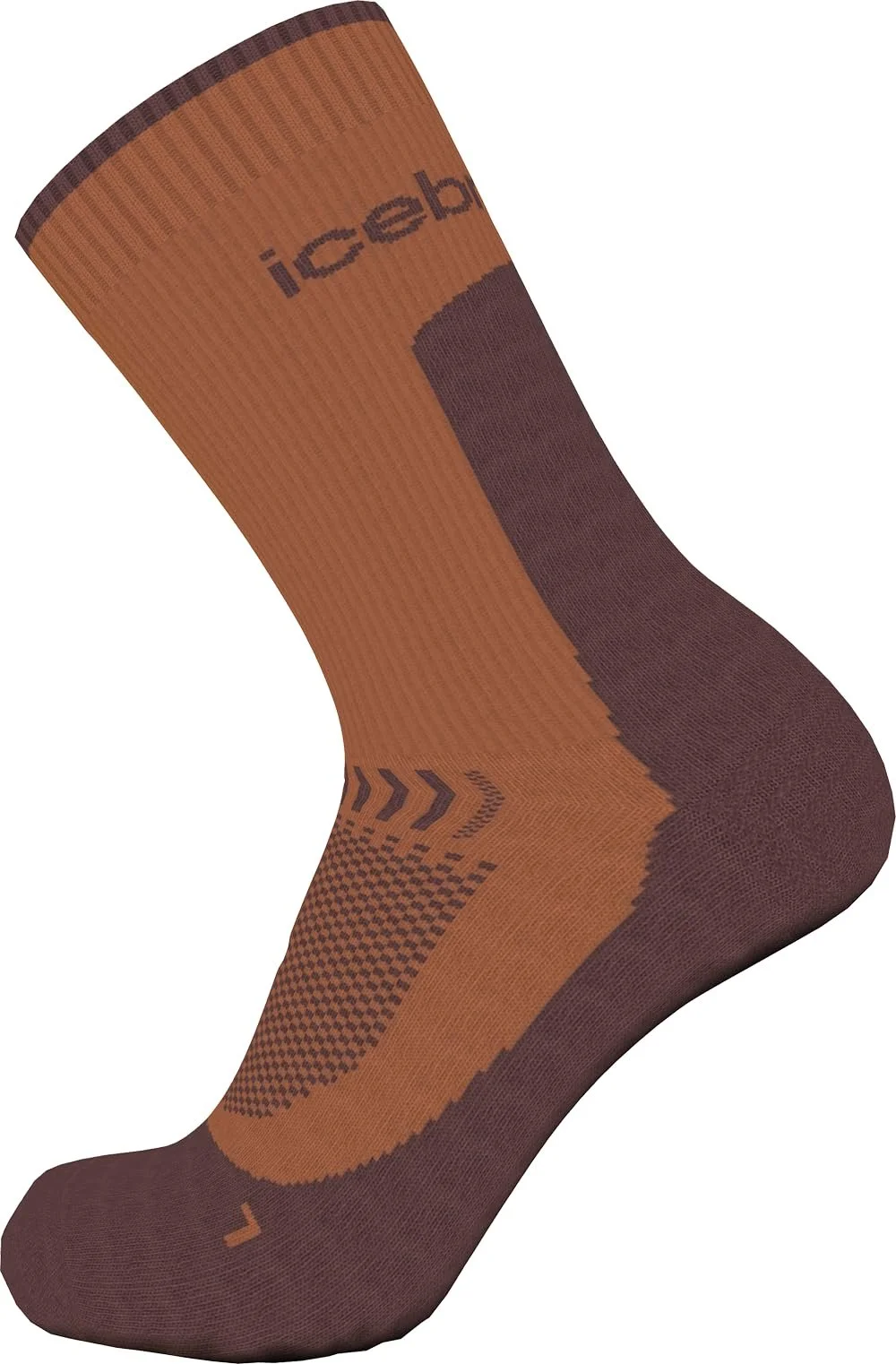 Шкарпетки Icebreaker Merino Hike+ Light Crew Obsidian/Black, фото №2