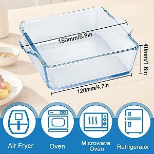 Форма для запекания IIRC 21,3 x 15 x 5 см 1 л стеклянная прозрачная цена на synthetic.ua - Фото 1 Форма для запекания IIRC 21,3 x 15 x 5 см 1 л стеклянная прозрачная synthetic.ua - Фото 1