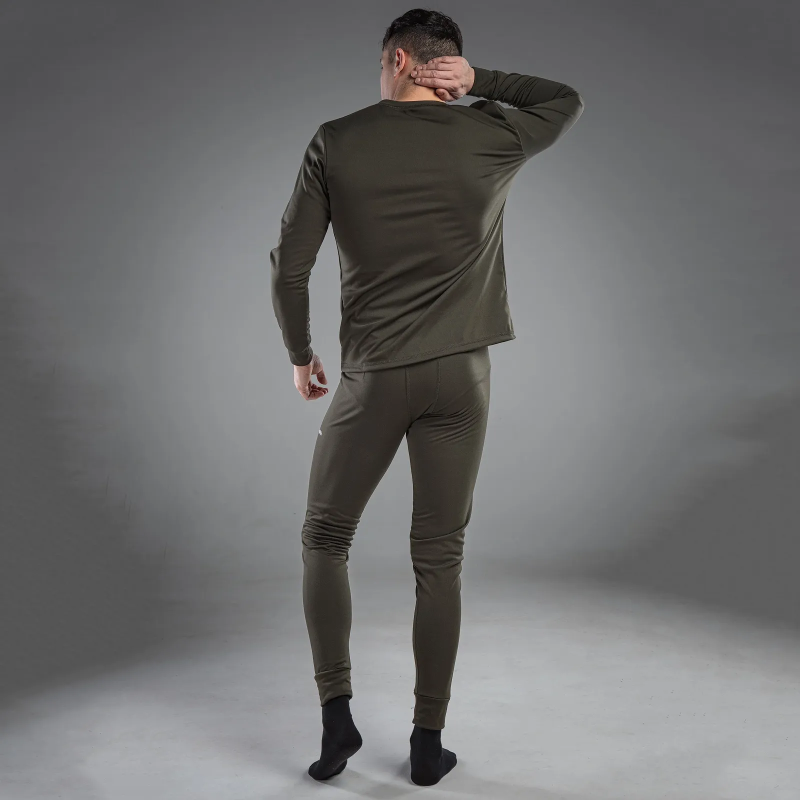 Чоловіча термобілизна Columbia хакі комплект зимовий на флісі, фото №10 Чоловіча термобілизна Columbia хакі комплект зимовий на флісі, фото №10