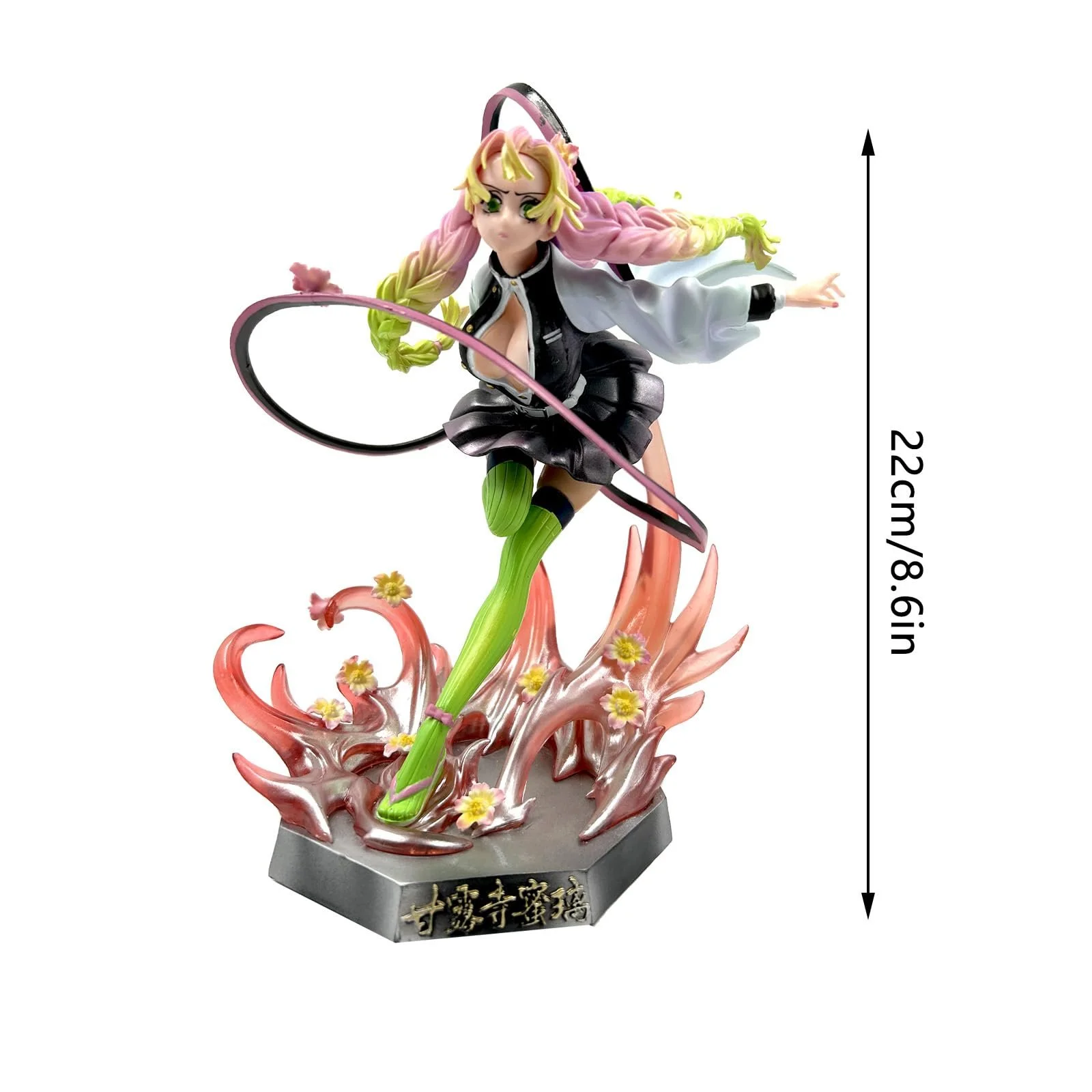 Екшн-фігурка WKxinxuan Demon Slayer Kanroji Mitsuri Edition 22 см PVC, фото №2
