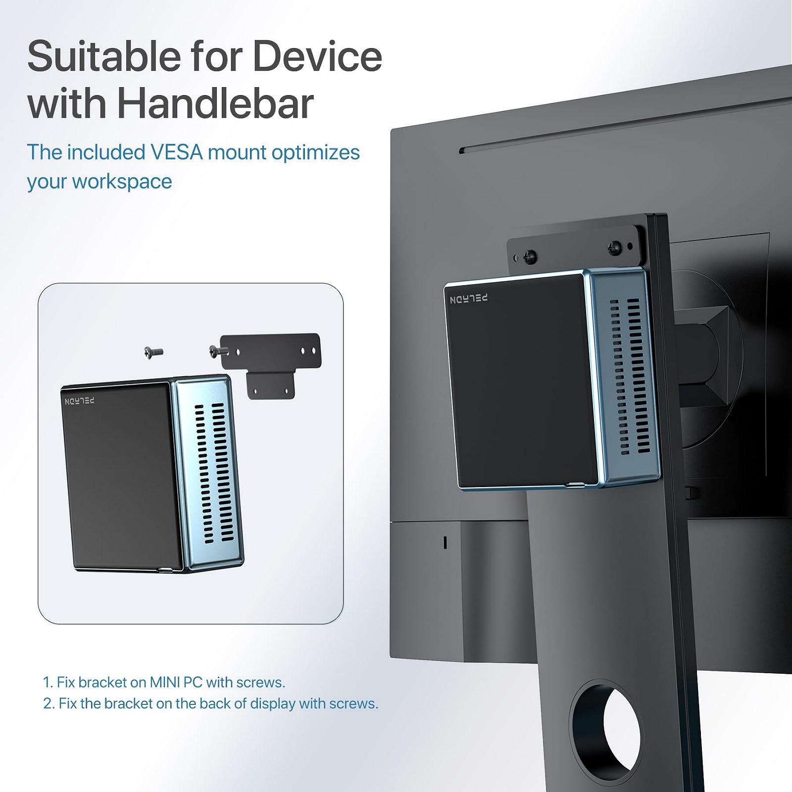 Мини ПК PELADN WO4 AMD Ryzen 5 5500U 16GB 512GB NVME черный, фото №7 Мини ПК PELADN WO4 AMD Ryzen 5 5500U 16GB 512GB NVME черный, фото №7