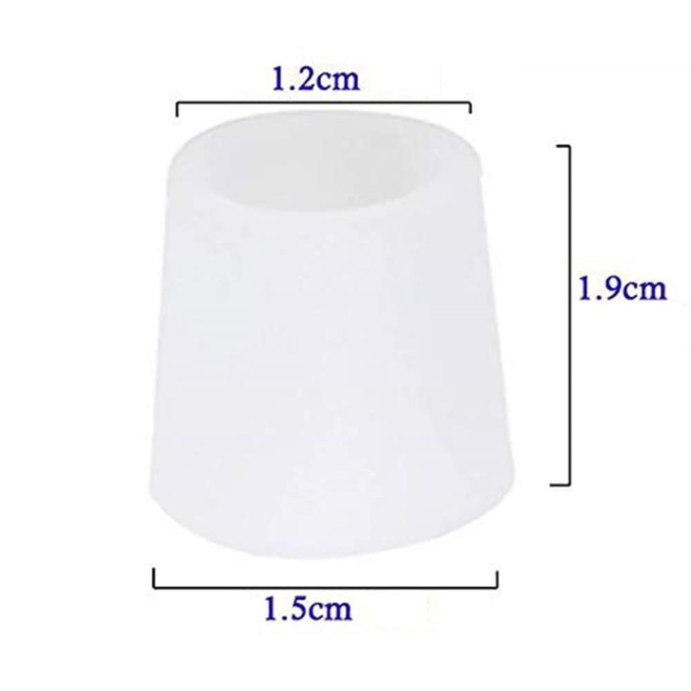 Трубка для пальців ніг Силіконова Маленька Захист для мізинця від вальгусної деформації Гелевий рукав, 10 шт, фото №3