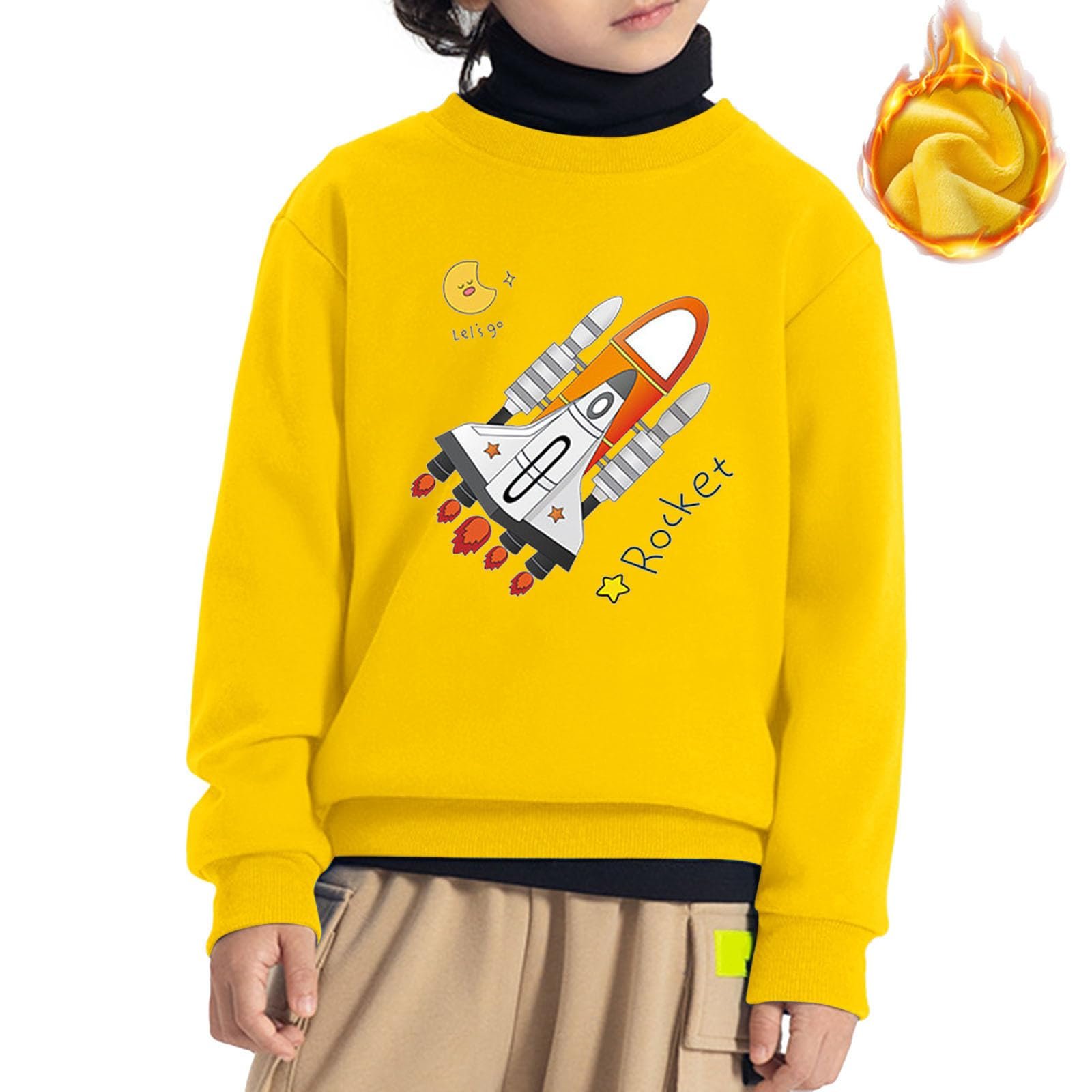 Дитяча Толстовка Generisch з принтом ракети, фото №3