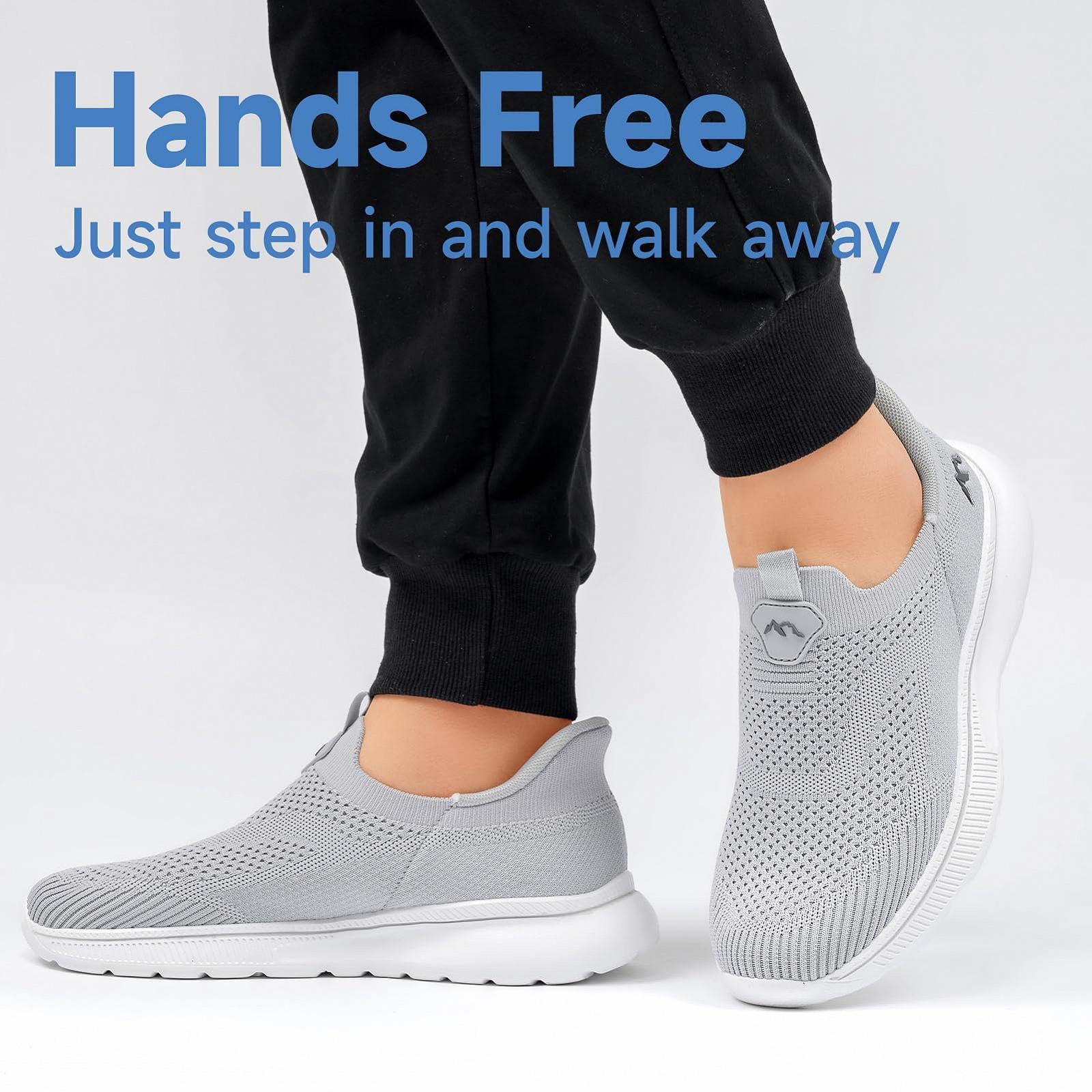 Кросівки ODCKOI Без шнурків Чоловічі Сірий, фото №4