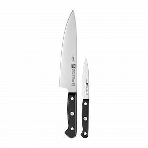 Набір: Ніж для очищення овочів Zwilling Gourmet 10 см, Кухарський ніж 20 см - Фото 1