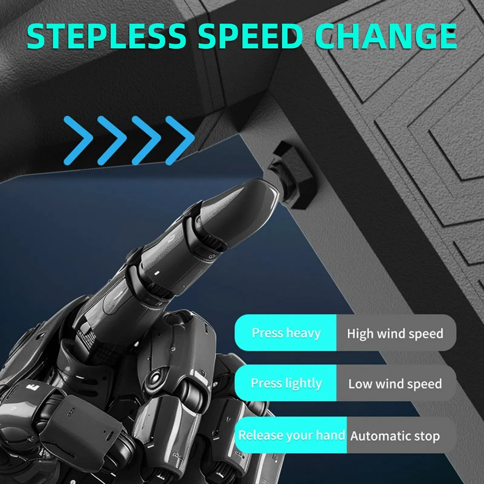 Електричний повітродувка 130 000 RPM портативний, фото №3 Електричний повітродувка 130 000 RPM портативний, фото №3