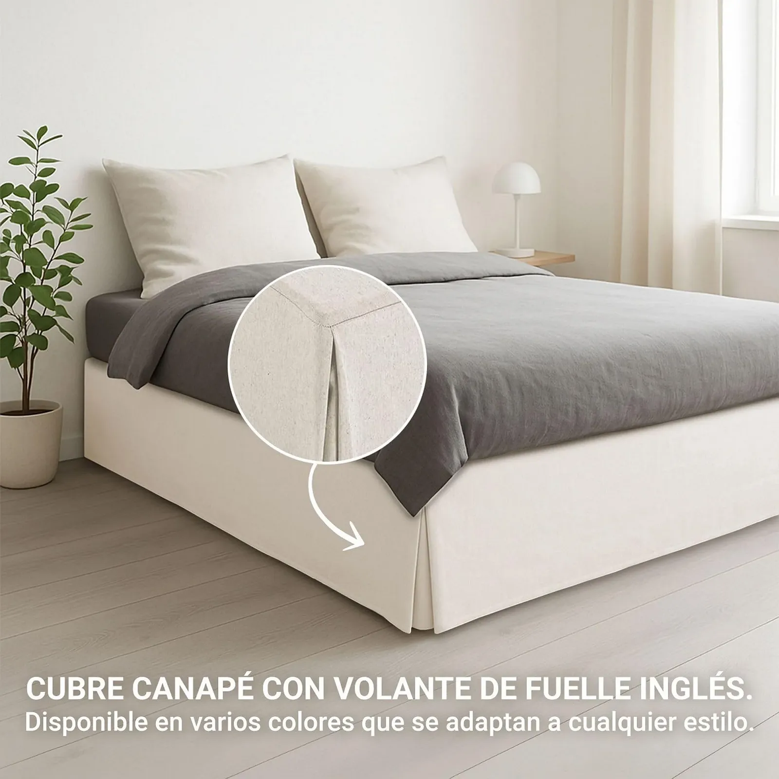 Покрывало на кровать ECOMMERC3 100 Ivory Нескользящее дышащее 105 x 190/200 см, фото №3