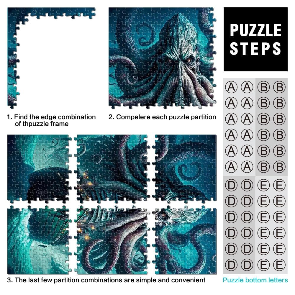 Пазл The Call of Cthulhu 1000 елементів 52 x 38 см, фото №3