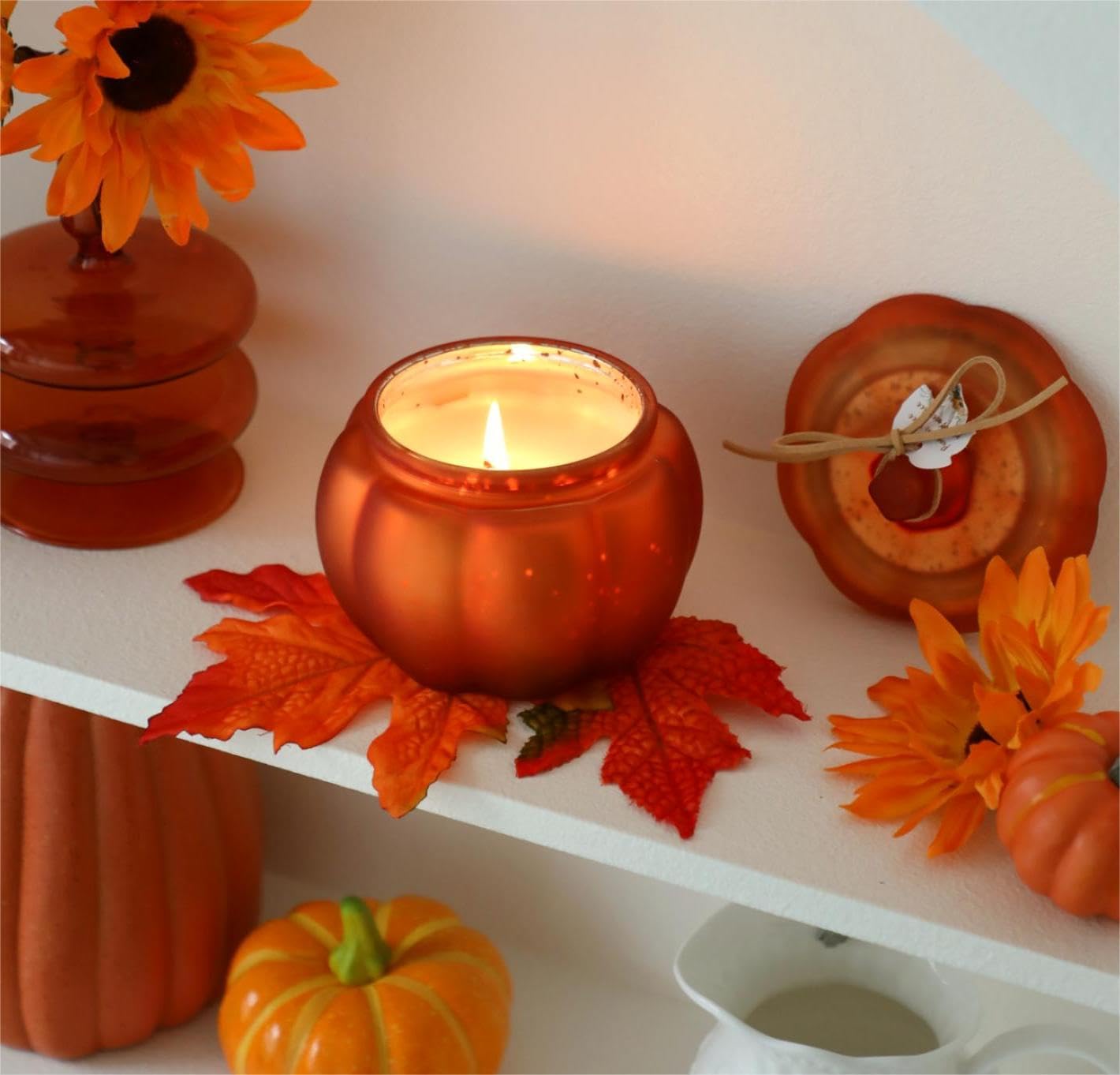 Свеча Pumpkin форма тыквы аромат осень, фото №4 Свеча Pumpkin форма тыквы аромат осень, фото №4