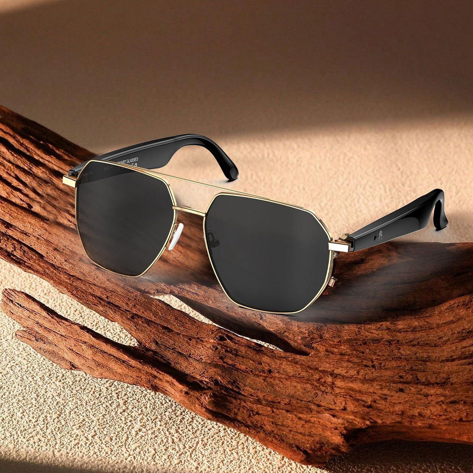 Умные очки AI-переводчика, 163 языка, IP67, солнцезащитные, фото №4