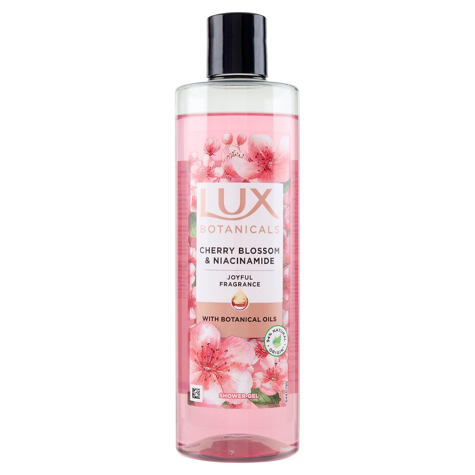 Гель для душа LUX Botanicals Cherry Blossom & Niacinamide 490 мл, фото №1 Гель для душа LUX Botanicals Cherry Blossom & Niacinamide 490 мл, фото №1