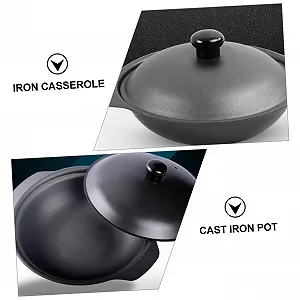 Кастрюля Gatuida чугунная с крышкой термостойкая synthetic.ua - Фото 1