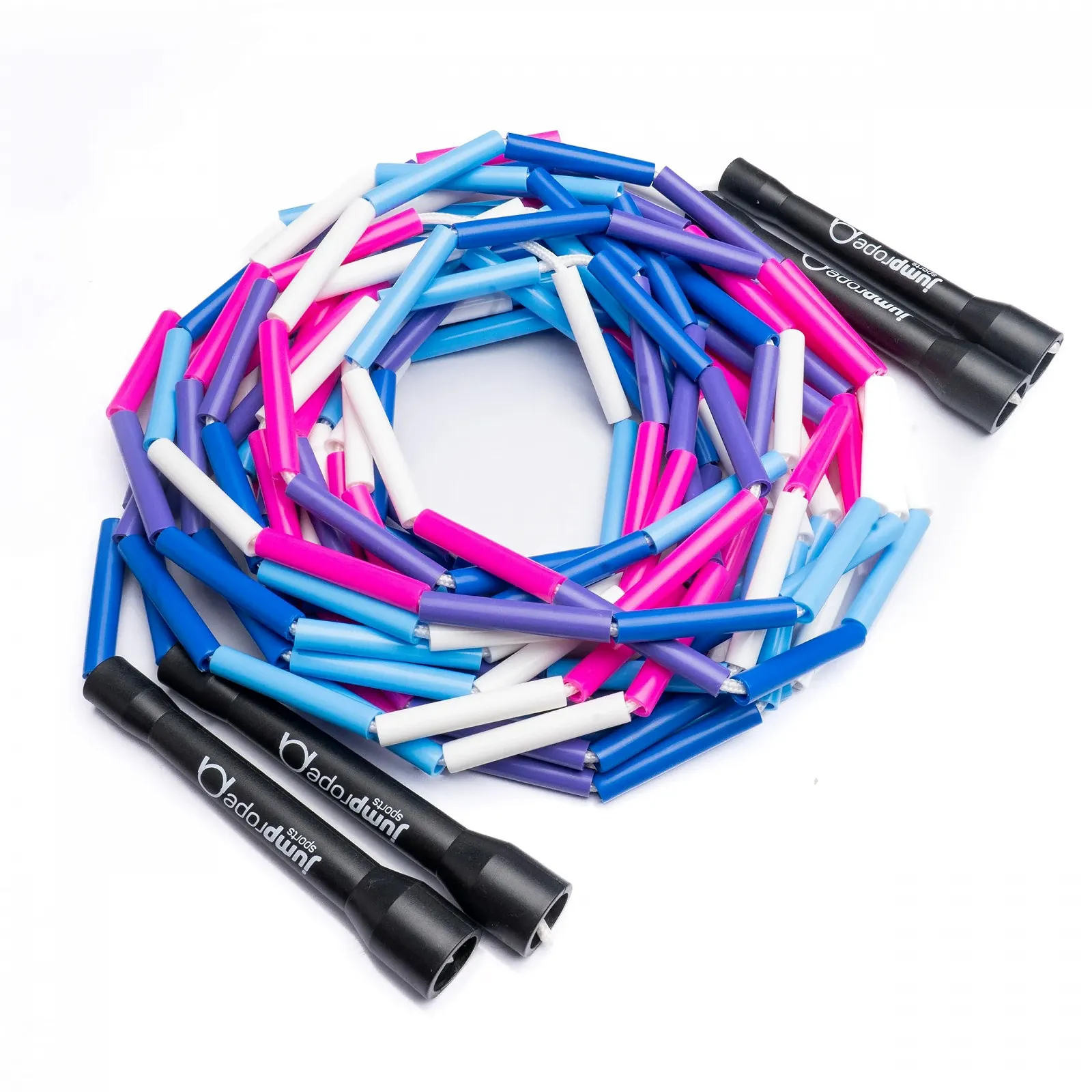 Скакалка Double Dutch бісерна райдужна 4,30 м, фото №1