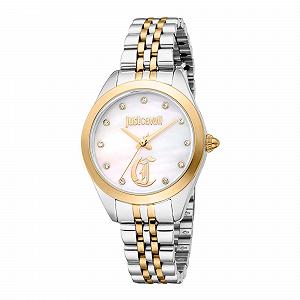 Жіночий аналоговий кварцовий годинник Just Cavalli JC1L309M0075 Ремінець з нержавіючої сталі, античний білий - Фото 1