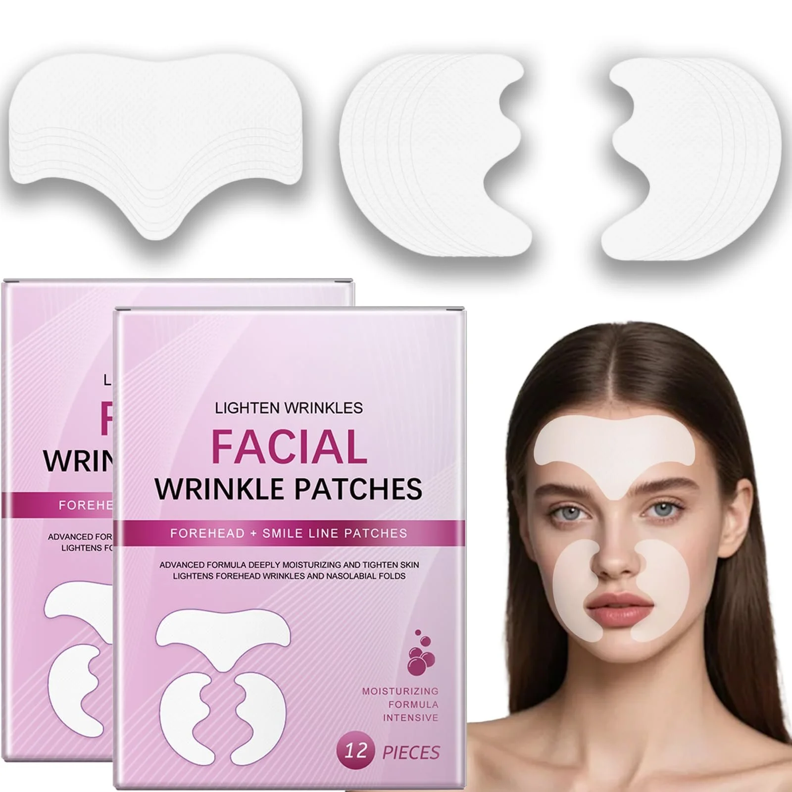 Пластырь Soleneva от морщин, 24 шт., фото №1