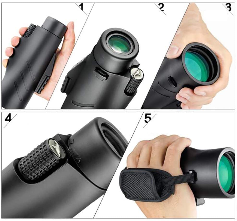 Монокуляр QHYTL HD Weitwinkel 50 мм великий об'єктив водонепроникний портативний подорожі, фото №7 Монокуляр QHYTL HD Weitwinkel 50 мм великий об'єктив водонепроникний портативний подорожі, фото №7