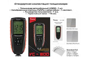 Автомобільний товщиномір VDIAGTOOL VC200 Fe NFe вимірювач товщини лакофарбового покриття автомобіля - Фото 1